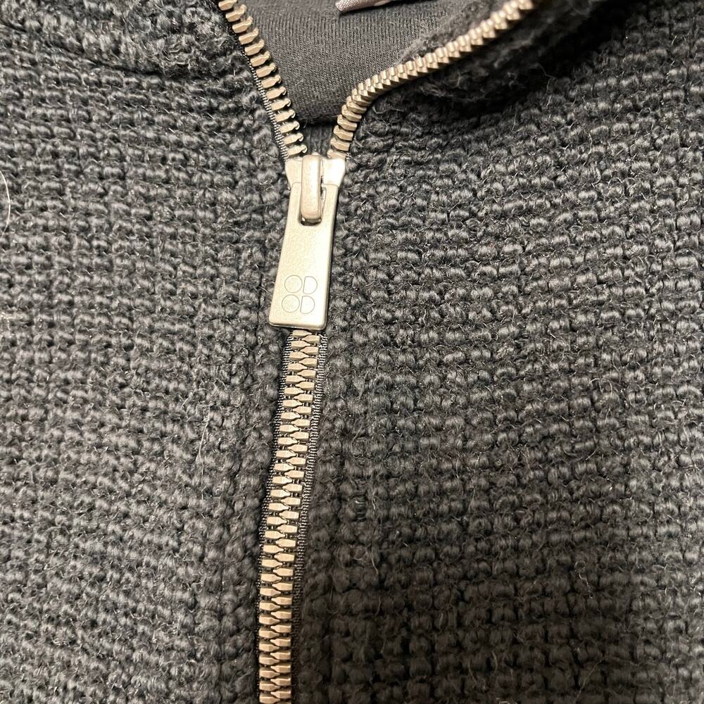 Sweaty Betty Restful Boucle Sweatshirt Fleece Half Zip Pullover Black Lounge S - Picture 4 of 10